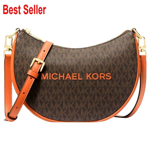 Handbags - Convertible Pouchette with Polyurethane Material and Adjustable Crossbody Strap